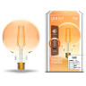 Лампа светодиодная диммируемая филаментная Gauss Smart Home Filament E27 7W 2500K золотистая 1320112