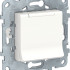 Розетка с З/К с шторками с крышкой, Белый, Unica New Schneider NU503718TA