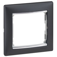Рамка 1 местная, ноктюрн-серебряный, Valena Classic Legrand 770391