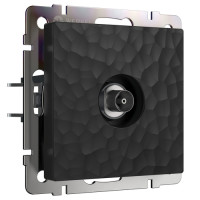 Розетка телевизионная TV оконечная, Hammer черный, Werkel W1283008