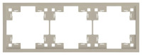 Рамка 3 местная, Латте, Standart Rikett 35830 LT