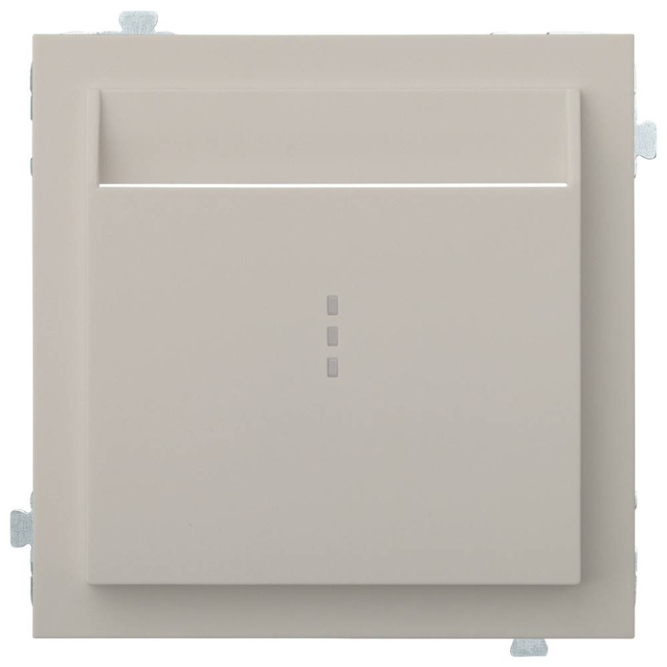 Лицевая панель для выключателя для гостиниц карточного, Лен, Rikett 35731 LN