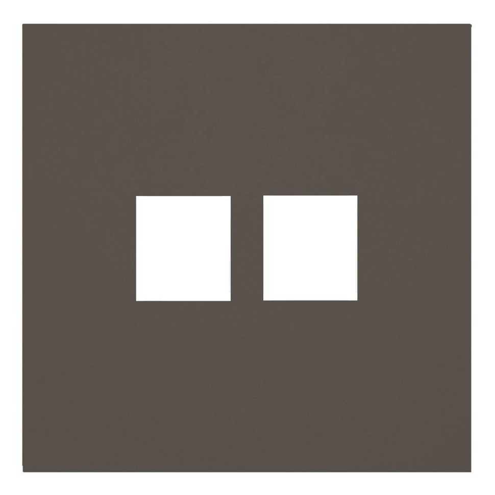 Лицевая панель на механизм 2-ой инф. роз., Капучино, Rikkett 35442 CP