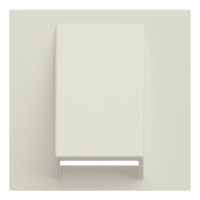 Лицевая панель для вывода кабеля, Кремовый сатин, Rikkett 35170 MC
