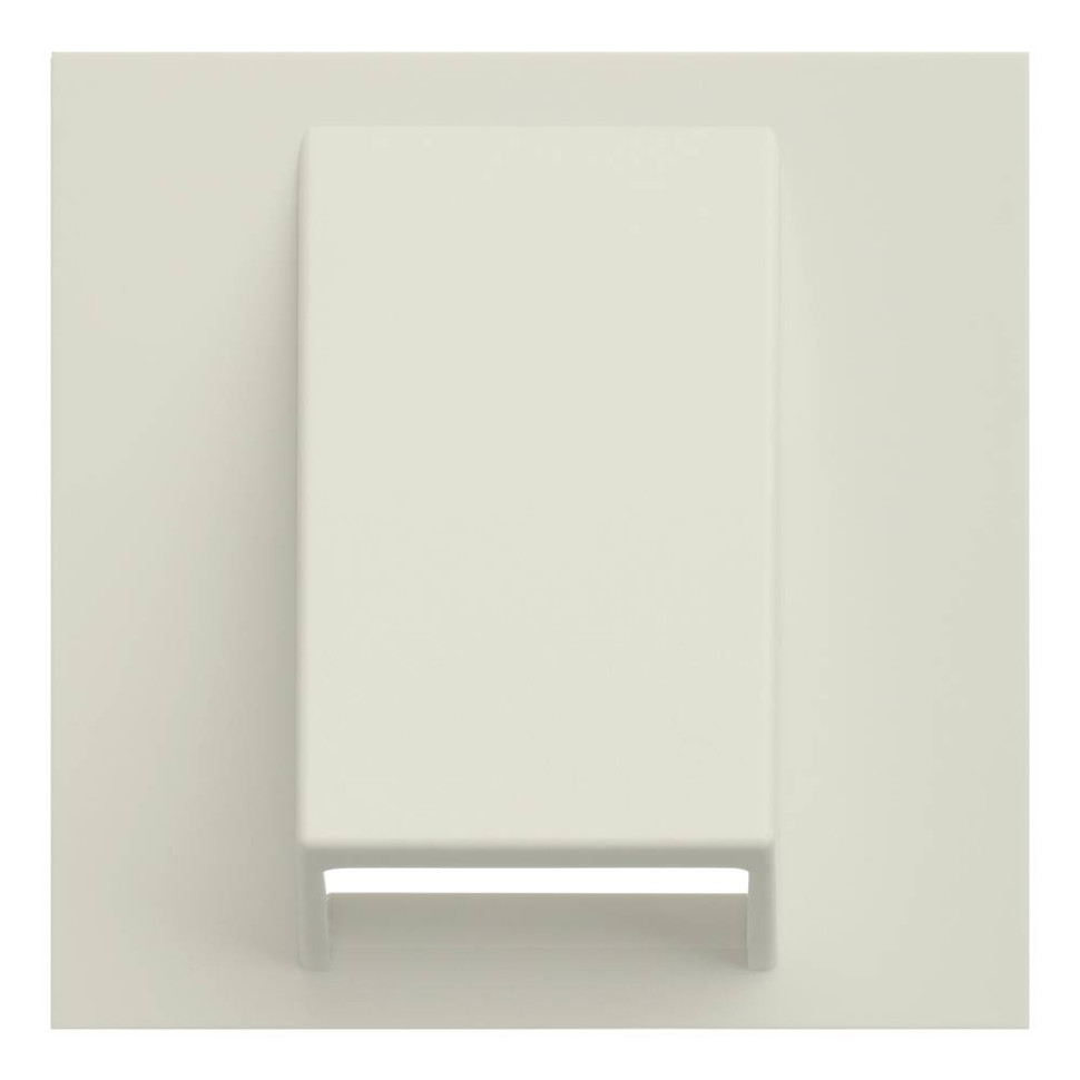 Лицевая панель для вывода кабеля, Кремовый сатин, Rikkett 35170 MC Лицевая панель для вывода кабеля, Кремовый сатин, Rikkett 35170 MC