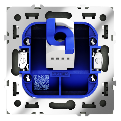 Розетка комп. RJ45 кат 6, Титан, Voltum S70 VLS060106