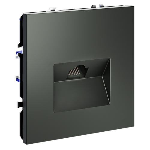 Розетка комп. RJ45 кат 6, Титан, Voltum S70 VLS060106