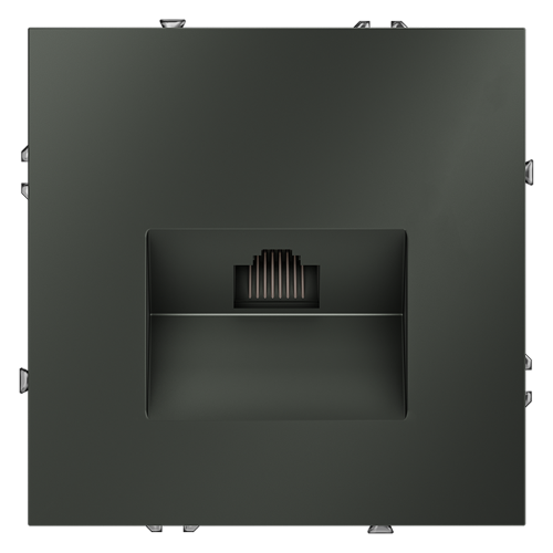 Розетка комп. RJ45 кат 6, Титан, Voltum S70 VLS060106