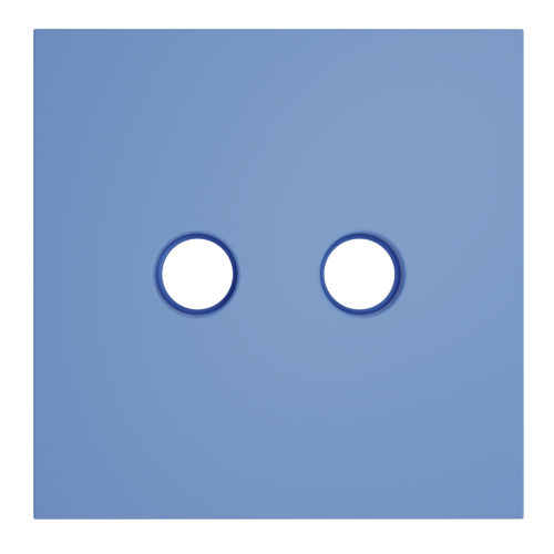 Лицевая панель для розетки телевизионной оконечной TV+SAT, Деним, S70 Voltum VLS001615