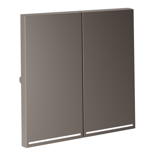 Клавиши для выключателя 2-кл с подсветкой, Капучино, S70 Voltum VLS000414