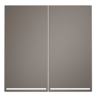 Клавиши для выключателя 2-кл с подсветкой, Капучино, S70 Voltum VLS000414