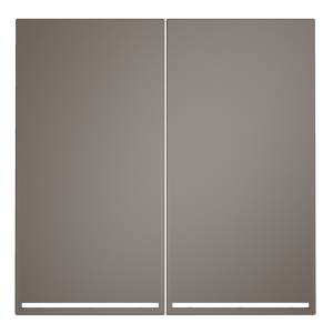 Клавиши для выключателя 2-кл с подсветкой, Капучино, S70 Voltum VLS000414