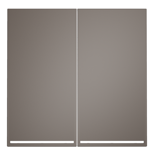 Клавиши для выключателя 2-кл с подсветкой, Капучино, S70 Voltum VLS000414