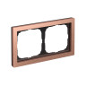 Рамка 2 местная, металл, Медь, ArtGallery SE GAL312502