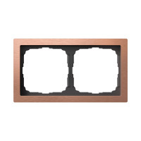 Рамка 2 местная, металл, Медь, ArtGallery SE GAL312502