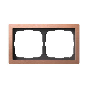 Рамка 2 местная, металл, Медь, ArtGallery SE GAL312502