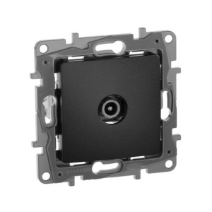 Розетка телевизионная TV оконечная, антрацит, Etika Legrand 672665