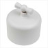 Выключатель керамика поворотный 1 кл. проходной (2 полож), Белый, Ришелье Bironi R1-211-01