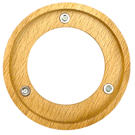 Накладка магн. на спот потолочный Спектра, max Ø107 mm, Выбелёный дуб, BS3-110-123