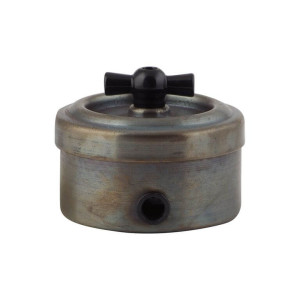 Выключатель поворотный 2 кл. (4 положения), металл, Патина, Vintage M1-12-27