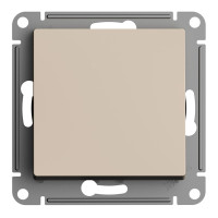 Выключатель 1 кл., 2-полюсный 10А, Песочный, AtlasDesign SE ATN001221