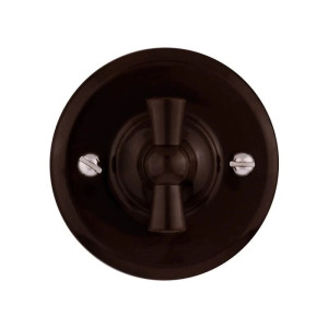Выключатель пластик 1 кл. Проходной (2 положения), Коричневый, Виви TDM ELECTRIC SQ1820-1405