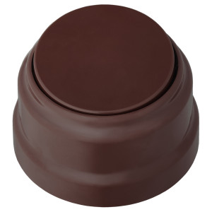 Выключатель кнопочный 1 кл. проходной, Шоколад, серия Ретро, Bylectrica А610-2261