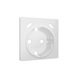 Лицевая панель розетки с З/К и USB зарядкой C+С со шторками, Белый матовый, ALFA Quant Ambrella Volt AP1305 Лицевая панель розетки с З/К и USB зарядкой C+С со шторками, Белый матовый, ALFA Quant Ambrella Volt AP1305