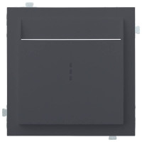 Лицевая панель для выключателя для гостиниц карточного, Базальт, Rikett 35731 BT