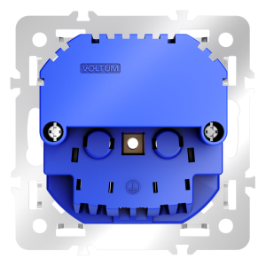 Механизм розетки с З/К и шторками 16А, с USB A+A, S70 Voltum VLS0404M