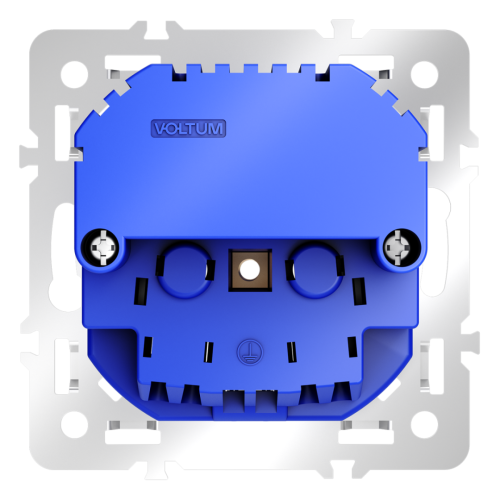 Механизм розетки с З/К и шторками 16А, с USB A+A, S70 Voltum VLS0404M