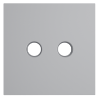 Лицевая панель для розетки телевизионной оконечной TV+SAT, Серый, S70 Voltum VLS001616