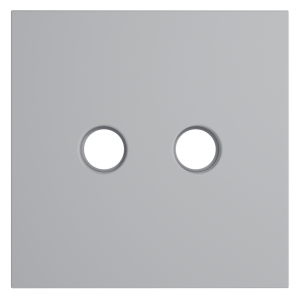 Лицевая панель для розетки телевизионной оконечной TV+SAT, Серый, S70 Voltum VLS001616