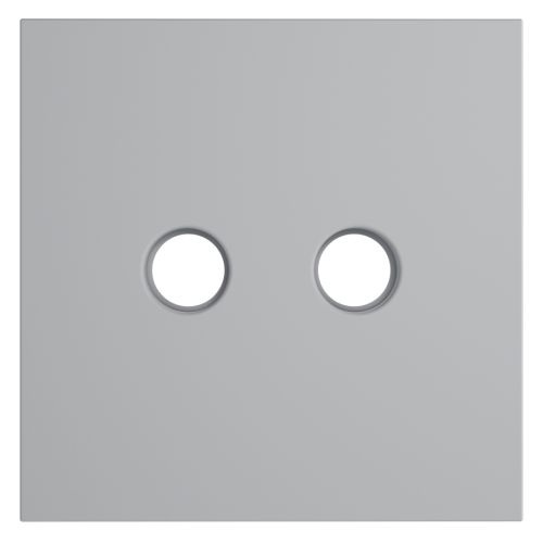 Лицевая панель для розетки телевизионной оконечной TV+SAT, Серый, S70 Voltum VLS001616