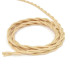 Ретро кабель витой UTP 5е (интернет) Песочное золото винтаж Lindas 64245 (1 метр)