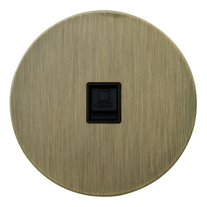 Розетка компьютерная RJ45 (внутренний монт.), Бронза, Аrt Salvador EU030106