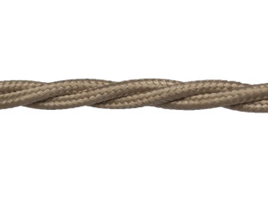 Ретро кабель витой 2x1,5 капучино (бухта 50 м.), Retrika RP-21505