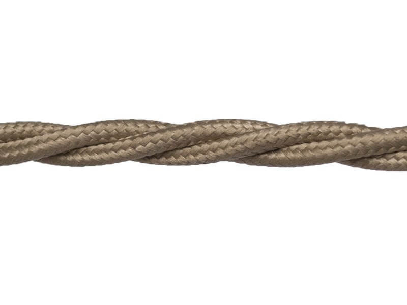 Ретро кабель витой 2x1,5 Капучино, Retrika RP-21505 (1 метр)
