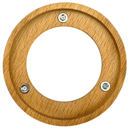 Накладка магн. на спот потолочный Спектра, max Ø107 mm, Ясень золотистый, BS3-110-124