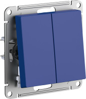 Кнопка без фиксации 2 кл., Аквамарин, AtlasDesign SE ATN001117