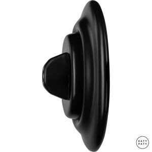 Выключатель поворотный 1 кл. перекрестный, черный матовый, Katy Paty NIM7