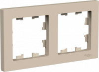 Рамка 2 местная, Песочный, AtlasDesign SE ATN001202