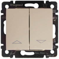 Выключатель для жалюзи, слоновая кость, Valena Classic Legrand 774304