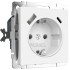 Розетка с З/К и USB зарядкой, тип А+С, Белый, Werkel W1171761