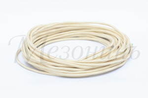 Ретро кабель круглый 2x2,5 слоновая кость (25м) ТМ МезонинЪ GE70162-02