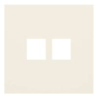 Лицевая панель на механизм 2-ой инф. роз., Кремовый сатин, Rikkett 35442 MC