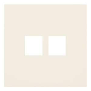 Лицевая панель на механизм 2-ой инф. роз., Кремовый сатин, Rikkett 35442 MC