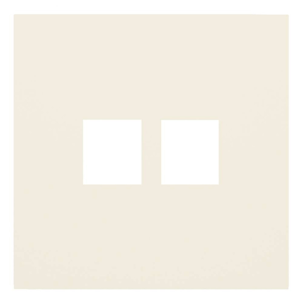 Лицевая панель на механизм 2-ой инф. роз., Кремовый сатин, Rikkett 35442 MC