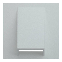 Лицевая панель для вывода кабеля, Серебро, Rikkett 35170 SV