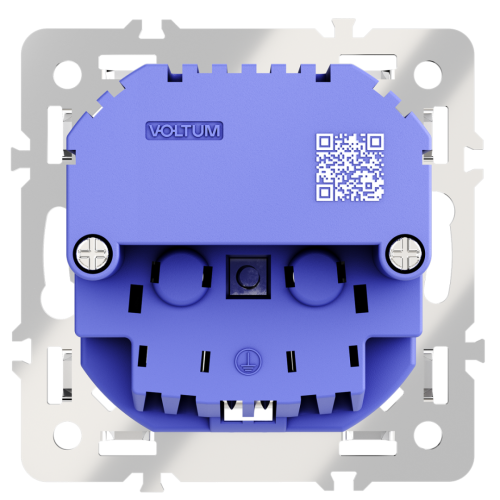 Механизм розетки с З/К и шторками 16А, с USB A+C, S70 Voltum VLS0405M